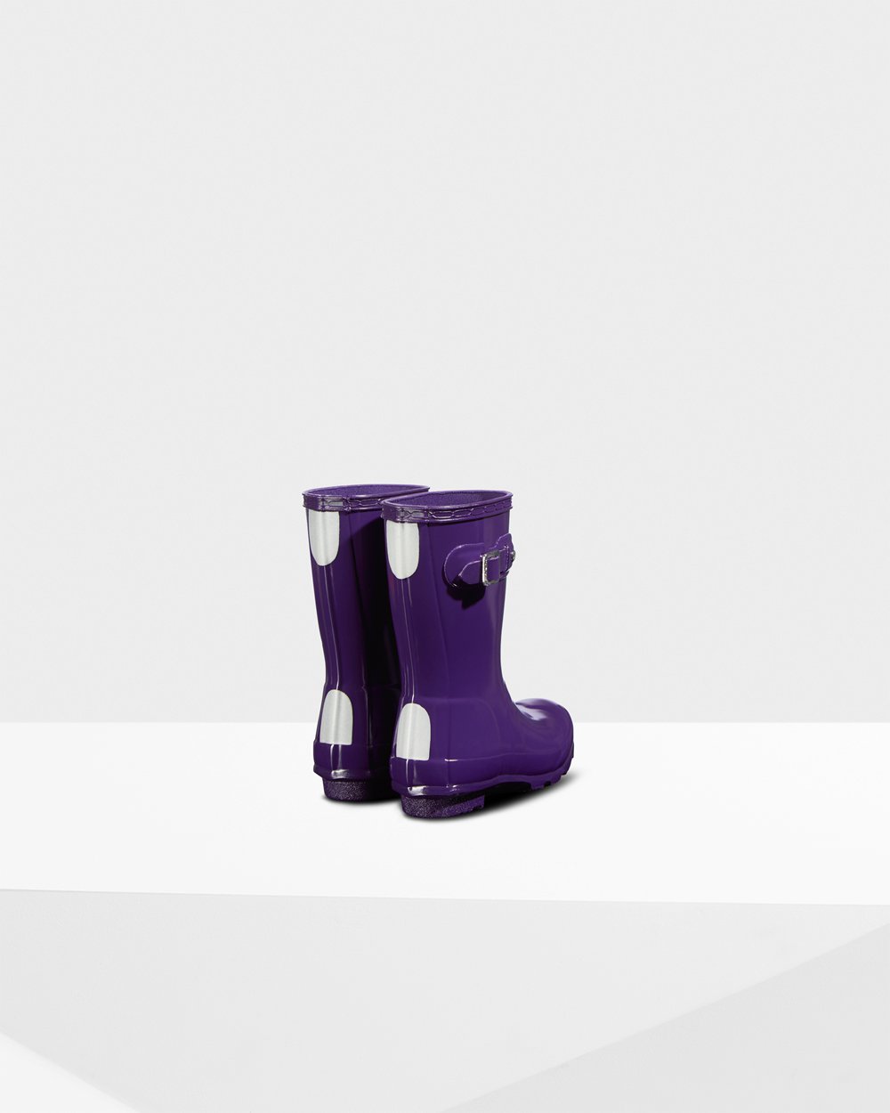 Bottes de Pluie Hunter Original Petits Gloss Enfant Bleu Violette TUEYXKJ-51